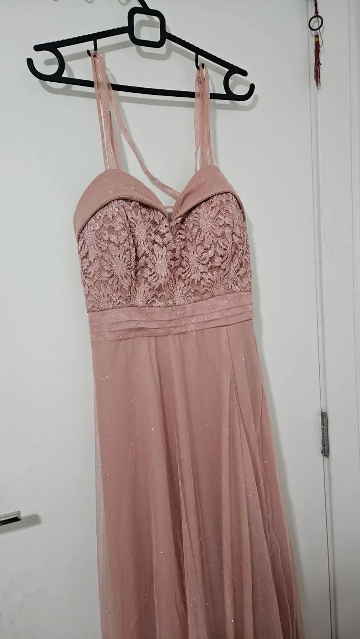 Vestido de festa longo rosé - Foto 2
