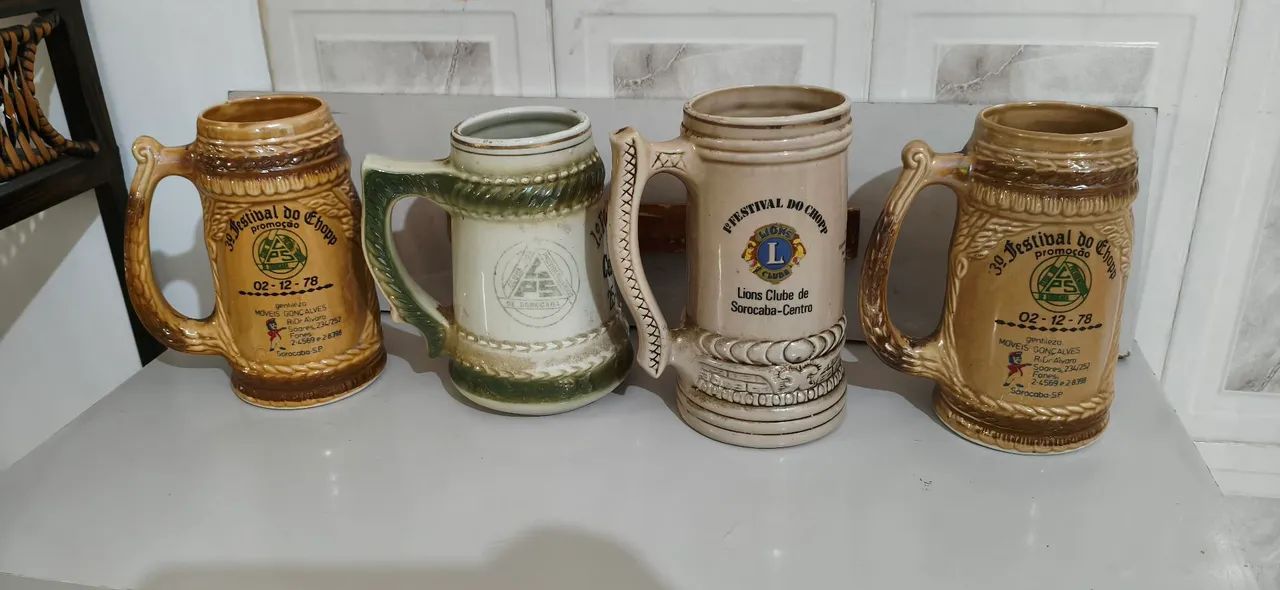 Canecas de porcelana retro - Foto 2