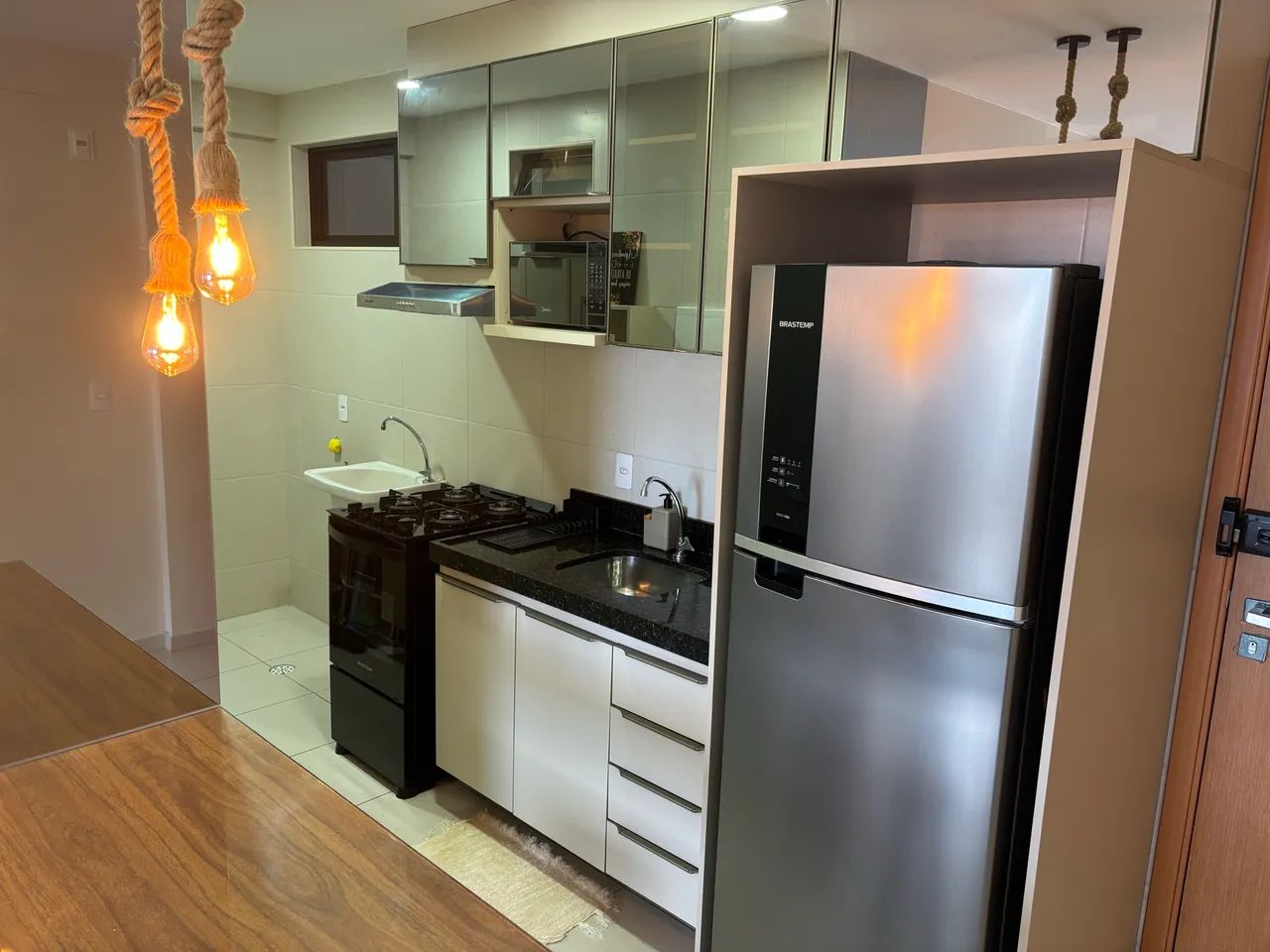 Alugo Edf Corais do Mar Quarto e Sala Mobiliado com Varanda, Jatiúca, Maceió  - Foto 4
