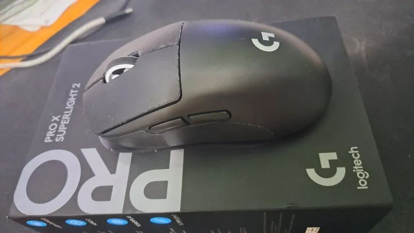 Mouse Logitech GPROX Superlight 2 Dots Xraypad Obsidian AIR  - Foto 3