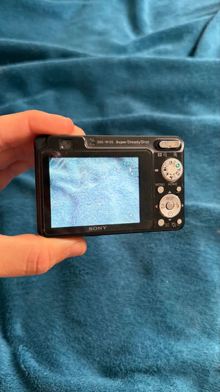 Sony Cyber-shot DSC-W125 7.2MP Preta | Carl Zeiss - Câmeras e