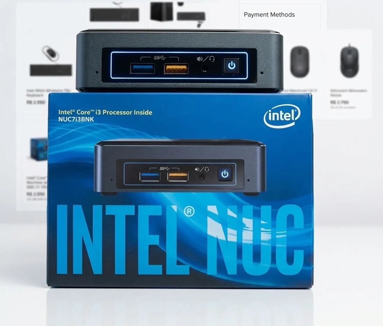 Mini Pc Intel Nuc7i3bnk I3-7100u 8gb Ssd 256gb + Win 11 Pro