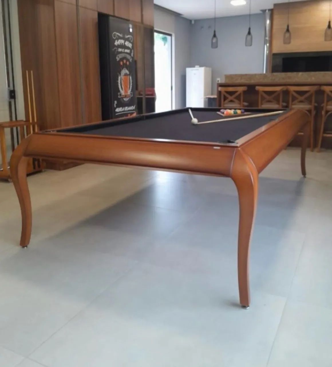 Mesa de jantar e sinuca American Billiards - Foto 2
