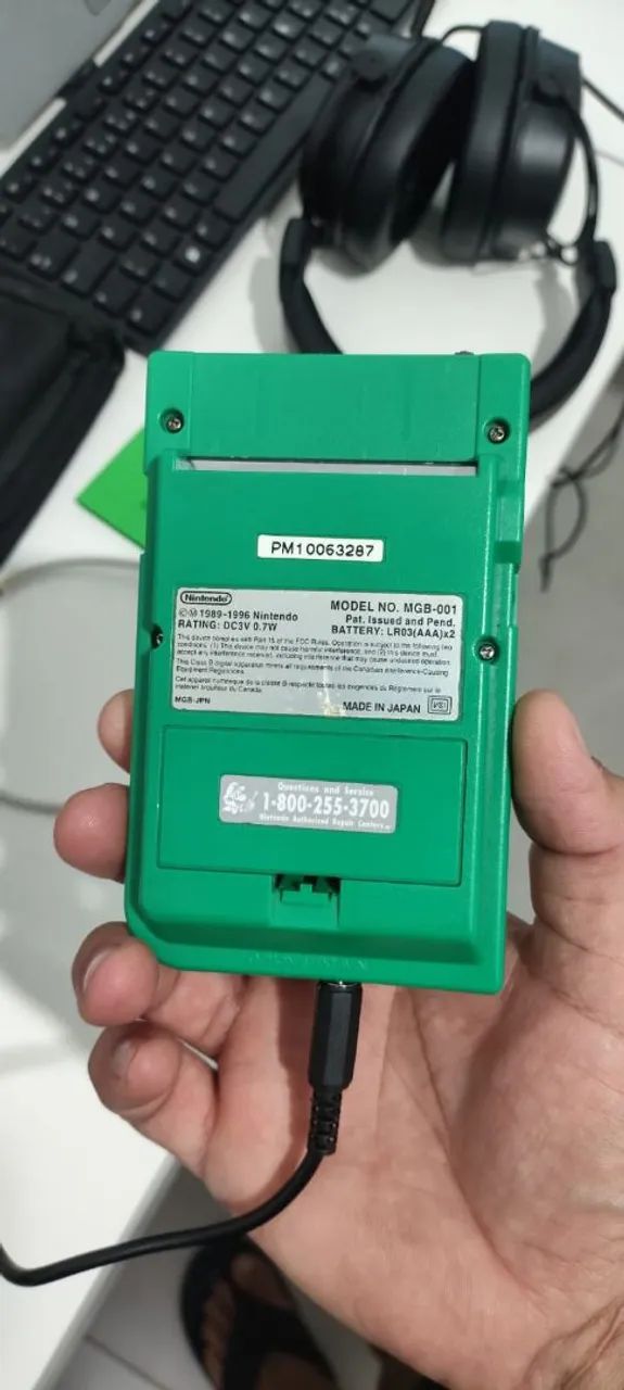 Game Boy pocket com Backligth + cartucho original - Foto 5