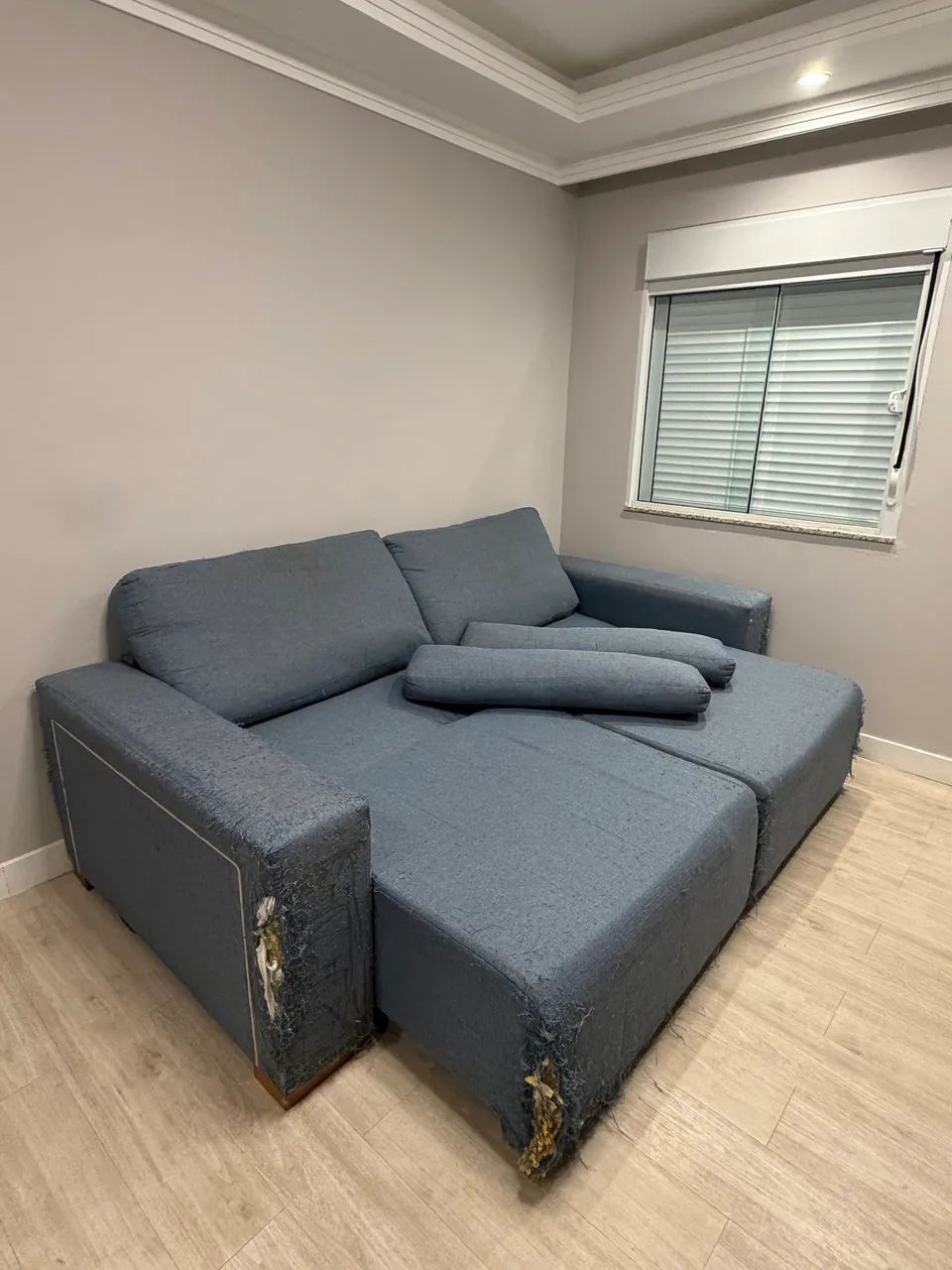 Sofá de linho em Chaise  - Foto 4