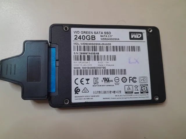 HD SSD SATA com adaptador - Foto 3
