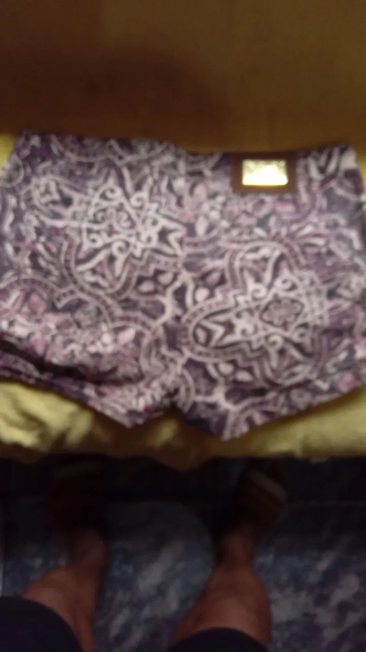 SHORTS DE SARJA ESTAMPADO  - Foto 3