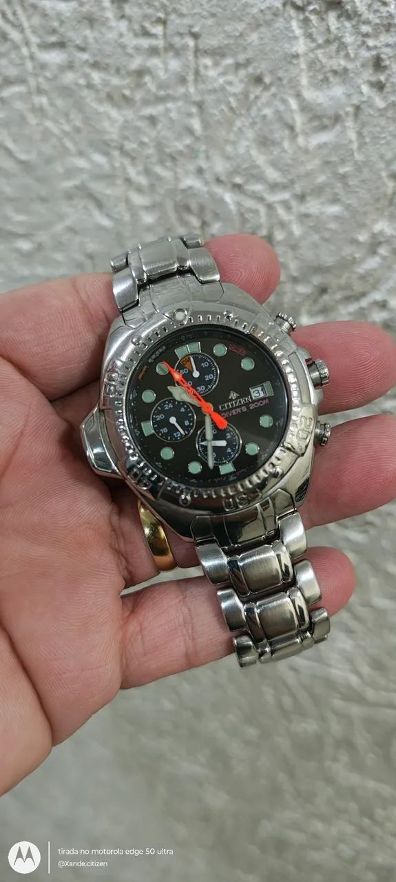 Relógio Citizen ecodrive Aqualand bj2040 tudo ok on