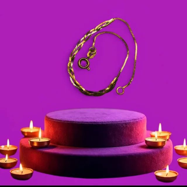 Pulseira de Ouro Amarelo/Branco - Foto 3