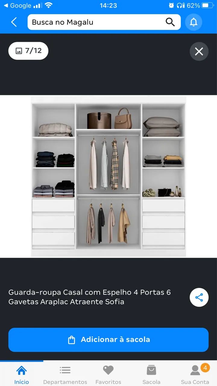 Guarda-roupa casal - Foto 3
