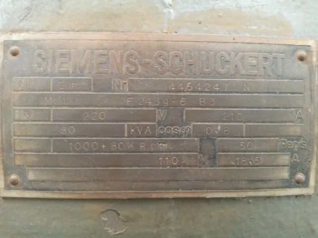 Conjunto Turbina Gerador hidrelétrica gerador 80kVA - Foto 3