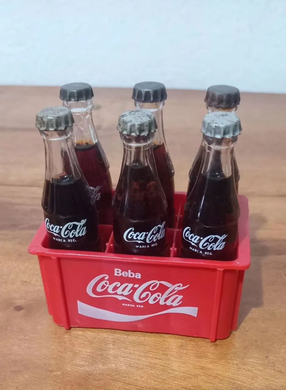 Garrafinhas coca-cola anos 80 Original 