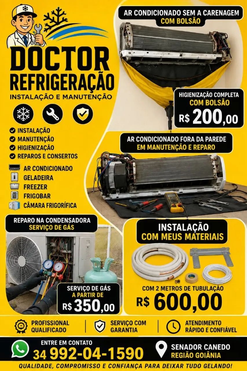 Manutenção em ar condicionado