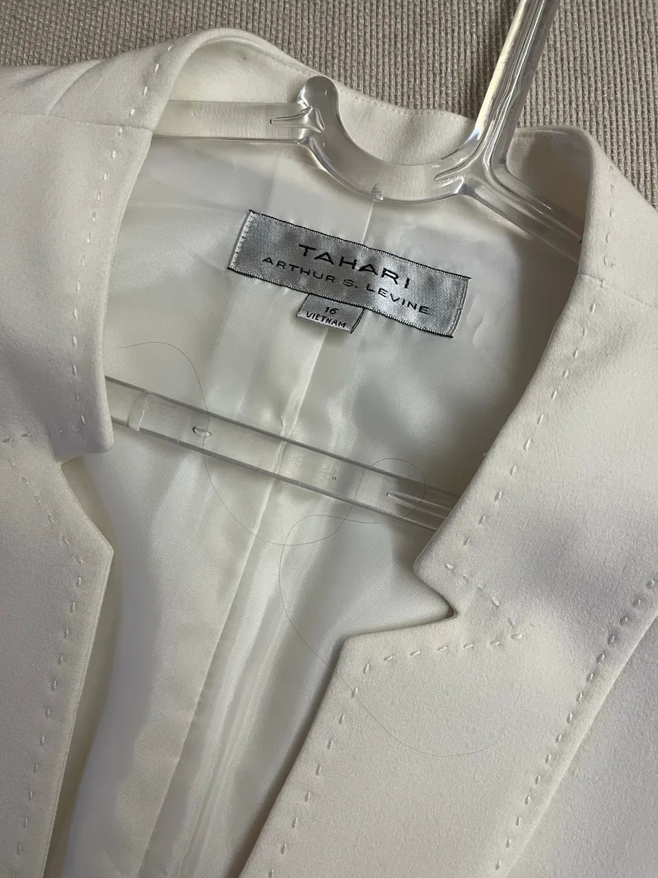 Alfaiataria Tahari -Off White - Foto 4
