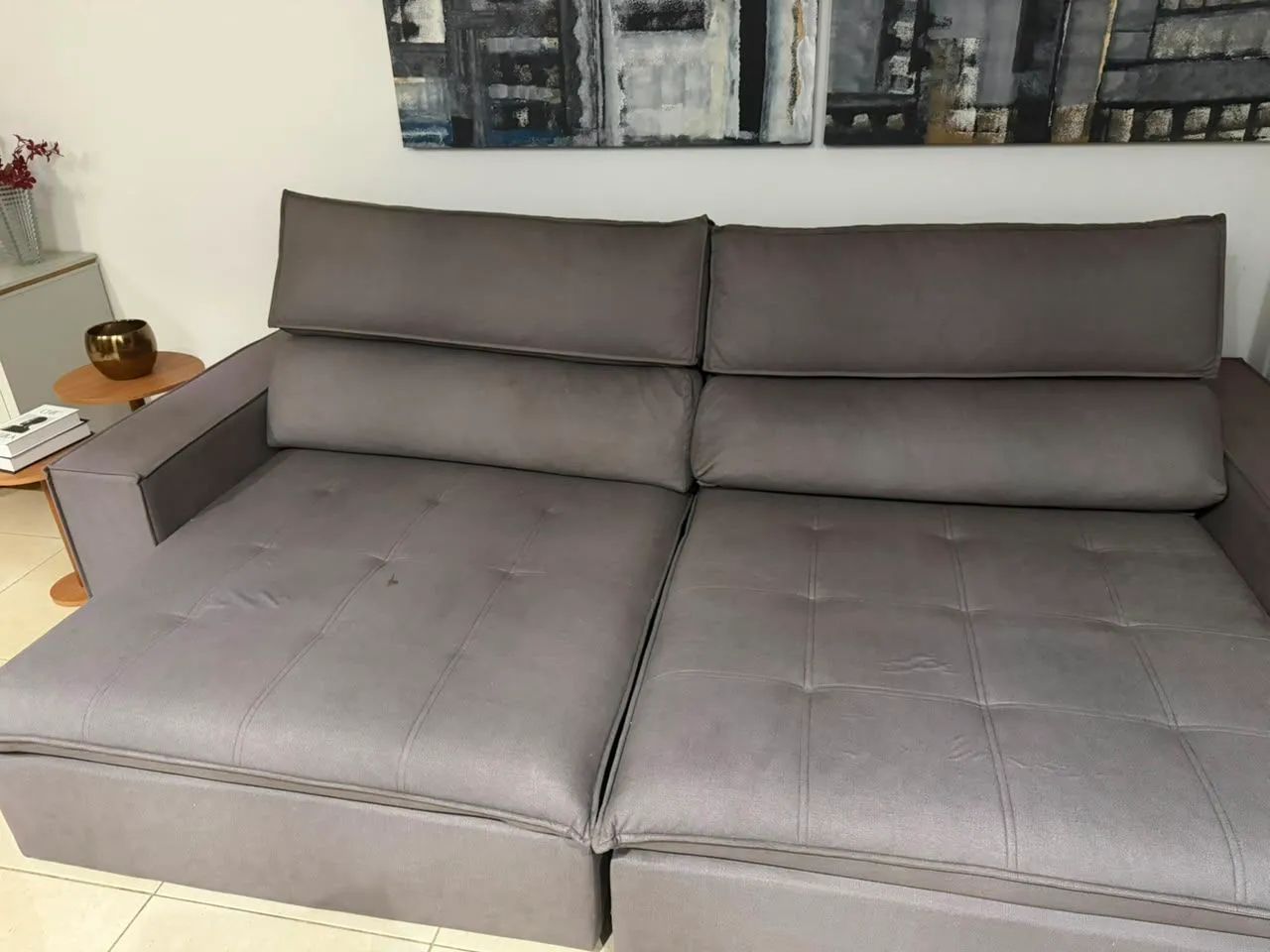 Venda rapida... Sofá de 4 lugares... oportunidade! - Foto 2