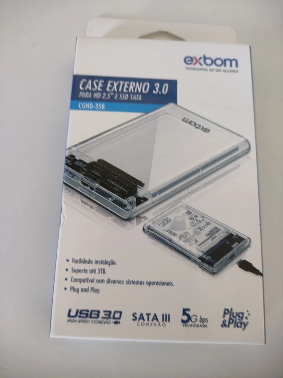 Case USB 3.0 para montar HD externo 