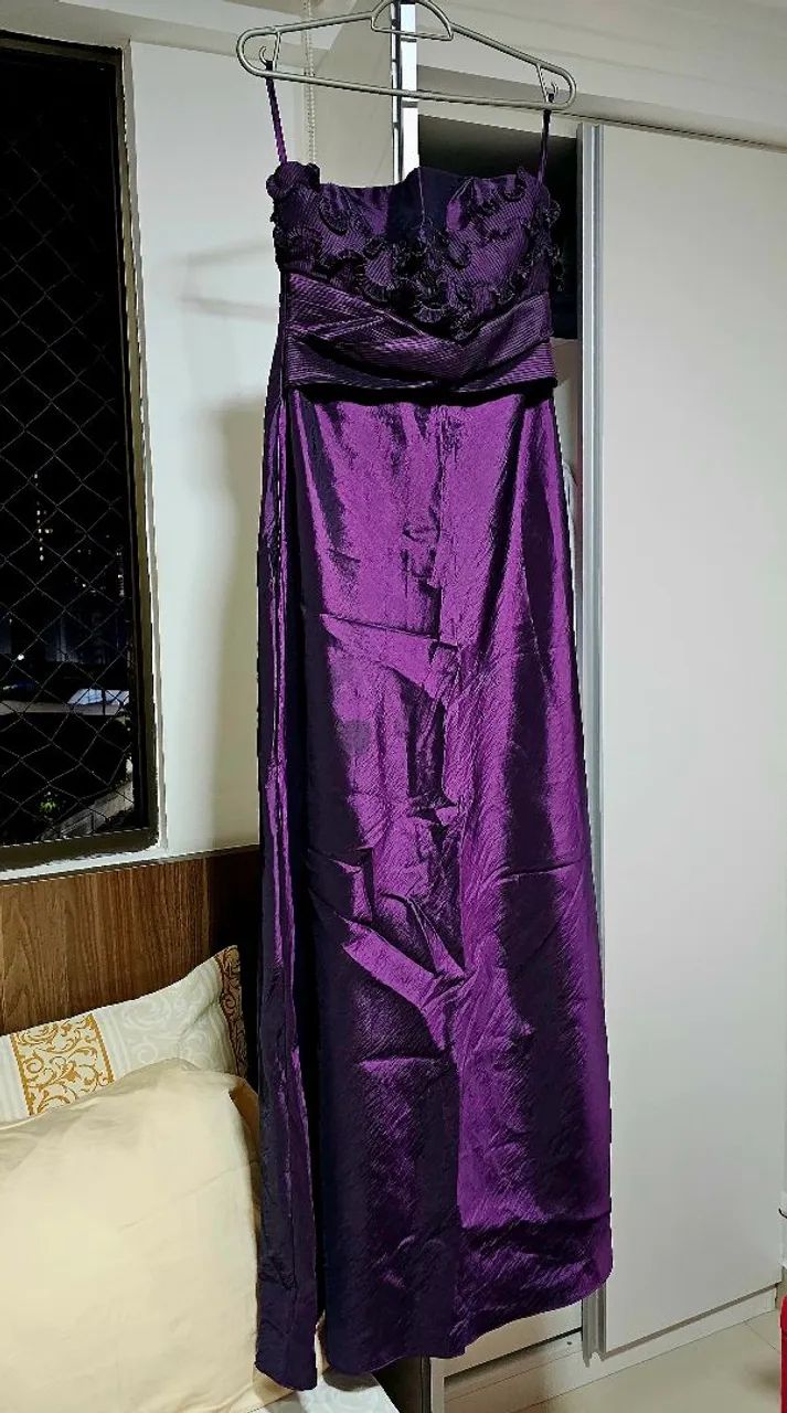 Vestido belíssima roxo
