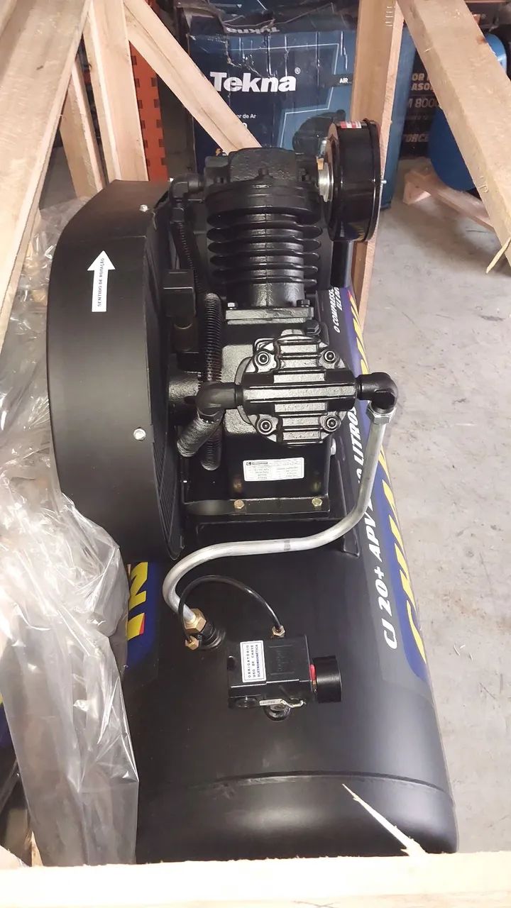 Compressor Chiaperini 250L 175Lbs 5cv Trifásico (Novo) - Foto 4