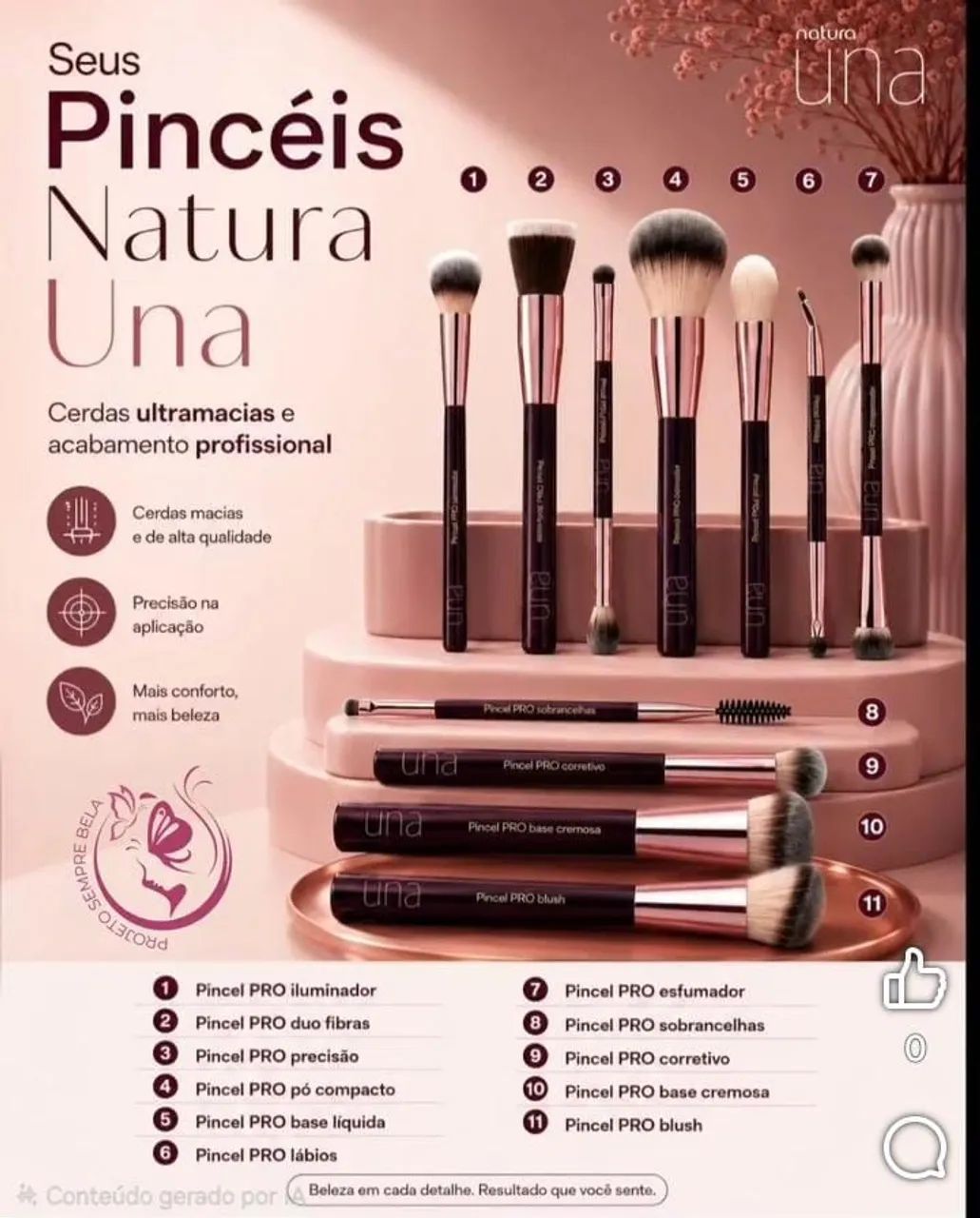 Maquiagem/pincéis 