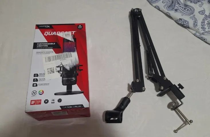 Microfone Gamer HyperX QuadCast S + Suporte Podcast - Foto 4