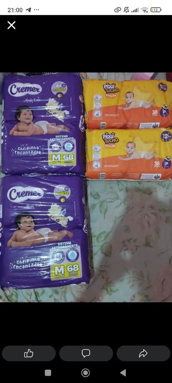 Carrinho de bebê e fralda  - Foto 3