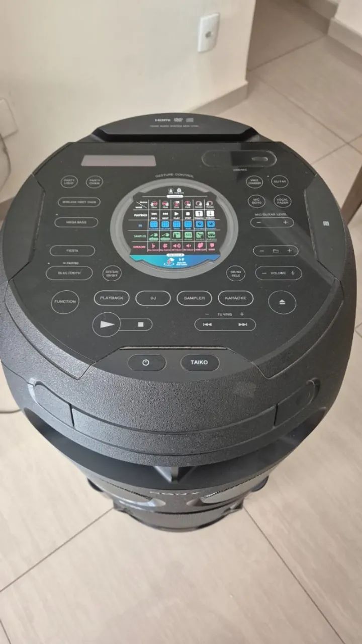 Mini System Sony MHC-V72D Preto Bluetooth (Usado) - Foto 3