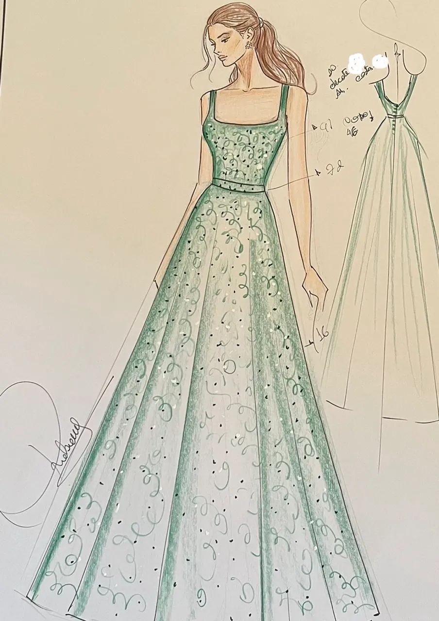 Vestido de Formatura Verde - Foto 4