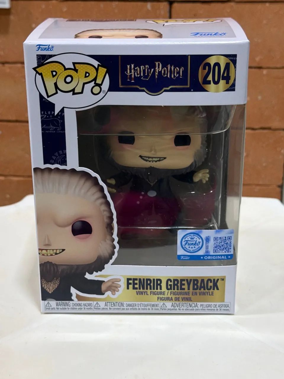 BONECO FUNKO POP FENRIR GREYBACK 204 HARRY POTTER