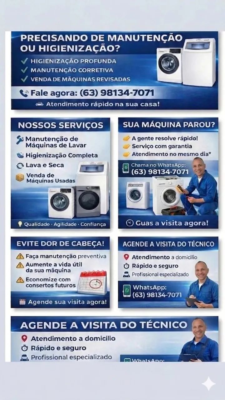 Técnico em máquina de lavar, maquina lava e seca, lavadoras  - Foto 4