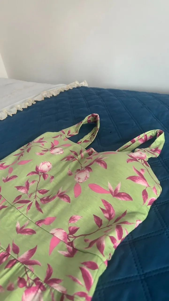 Macacão estampado com barra longa - Foto 2