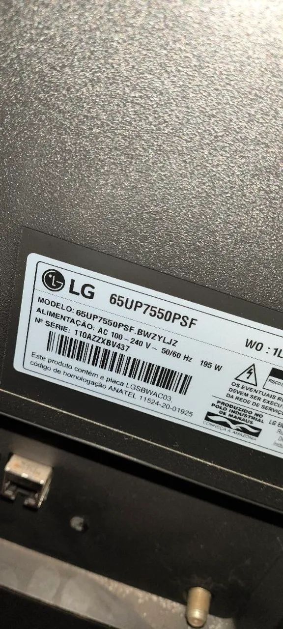 Smart tv LG 65 polegadas 491789865630443525