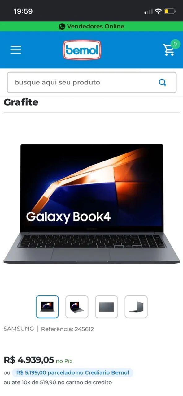NOTEBOOK SAMSUNG BOOK 4 - Foto 2