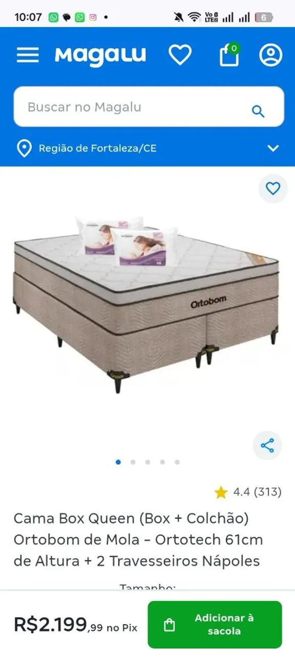 Cama QUEEN Uasada - Foto 2