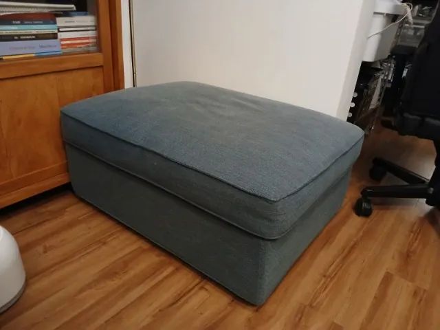 Puff otomano com baú