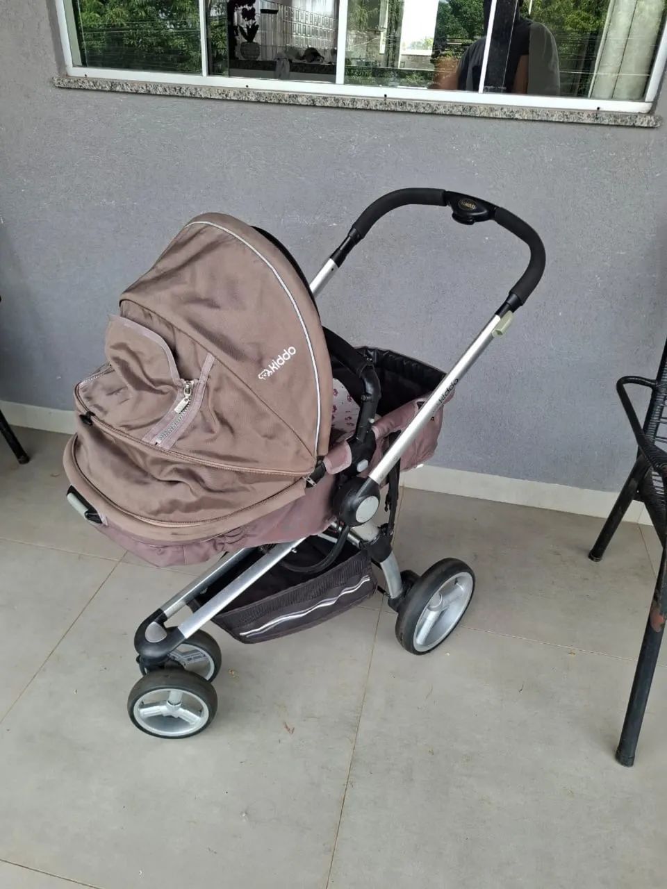 Carrinho de bebê junto com bebê conforto  - Foto 3