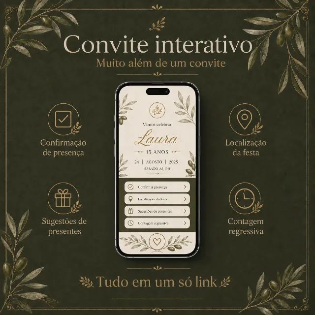 Criação de Convites, Mini Pages e Papelaria Personalizada - Foto 3
