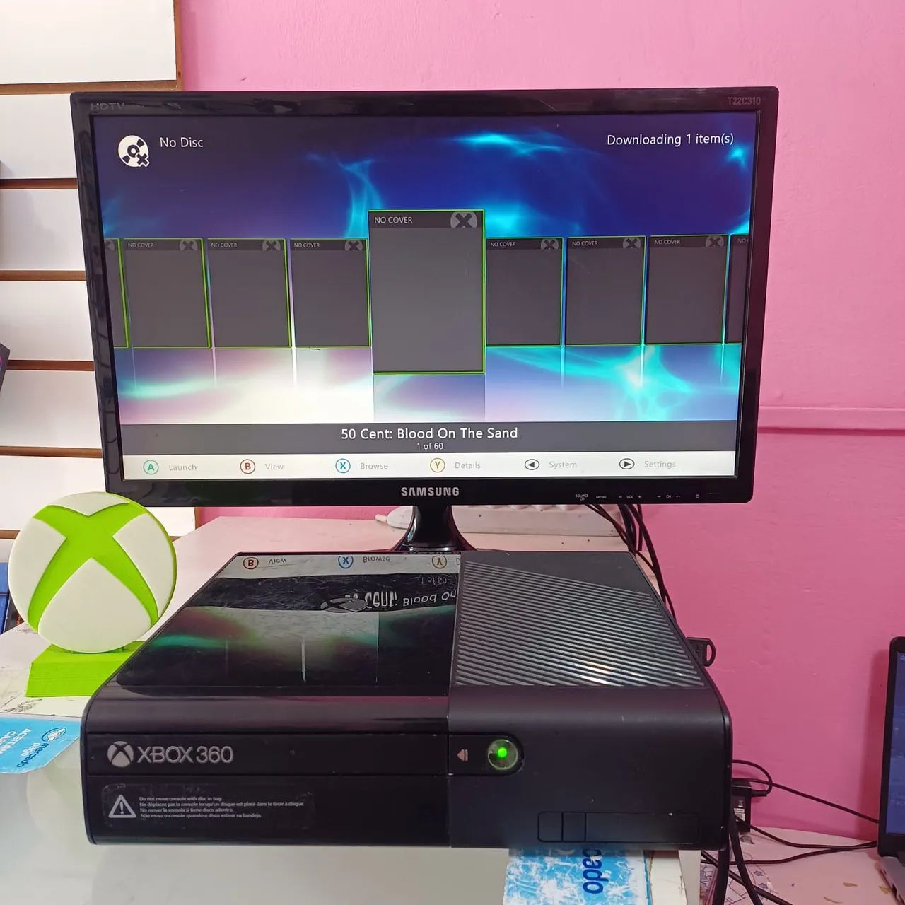 Xbox 360 destravado com HD com 50 jogos - Foto 3