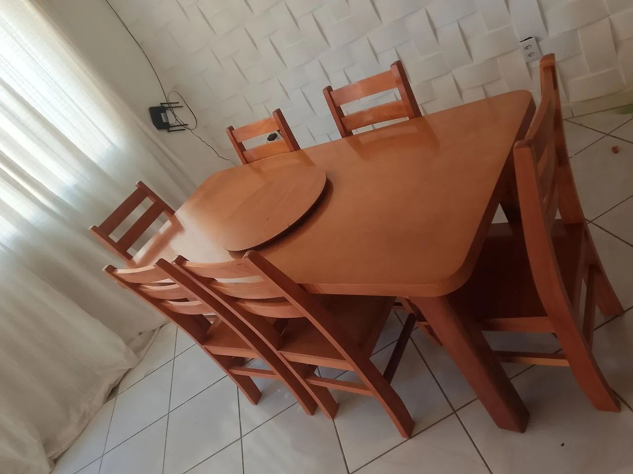 Mesa de 6 cadeira  - Foto 2