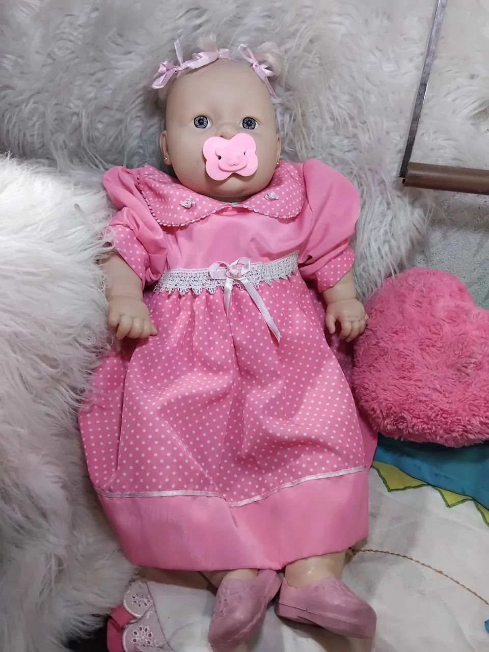 Boneca antiga terere 65 cm - Foto 4