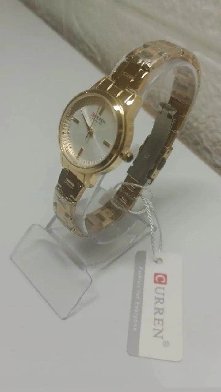 RELÓGIO FEMININO CURREN DOURADO  - Foto 2