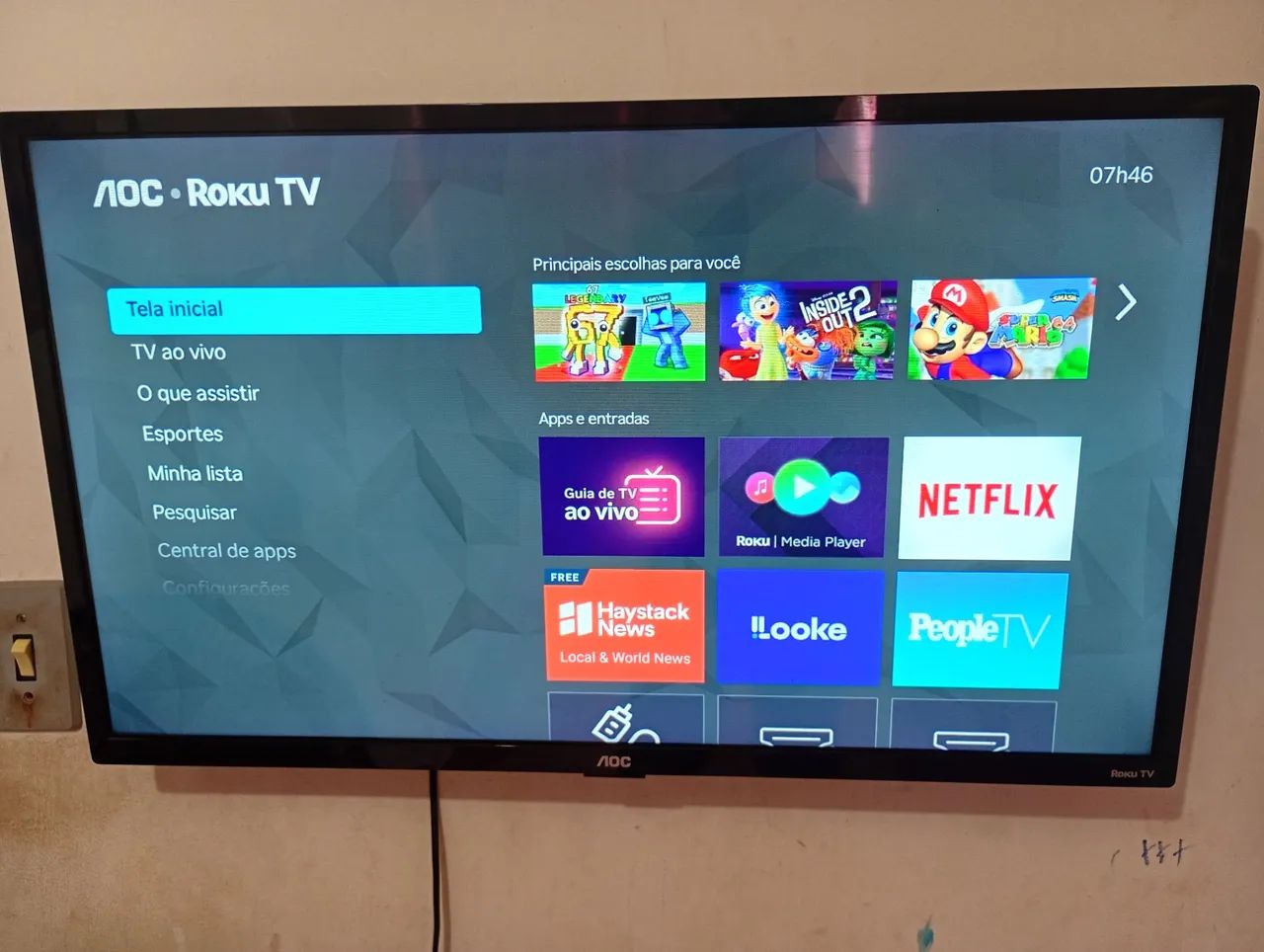 Tv AOC 32 em perfeito estado 
