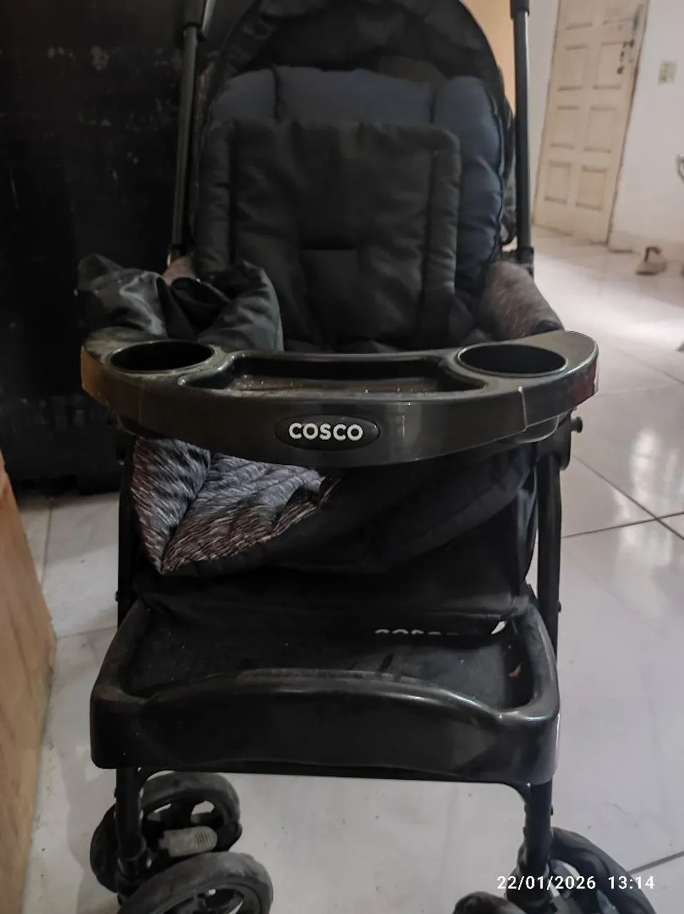 Berço, carrinho e banheira com trocador - Foto 5