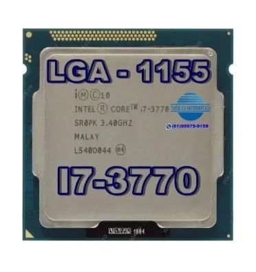 Processador Intel Core i7 3770 4 Núcleos 8 Threads 3.4GHz a 3.9GHz LGA 1155
