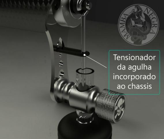 Maquina de Tatuagem Mamba Negra (Máquina NOVA!!) - Foto 5