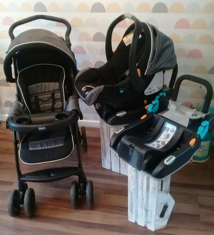 Chicco Carrinho de Bebê Duo Today + Bebê Conforto e Duas Bases