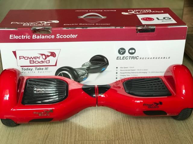 Skate elétrico Hoverboard vermelho 6,5"- bateria Lg PB-01BT (com bluetoooth) - Foto 4