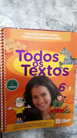Livro Todos os Textos 6° ano