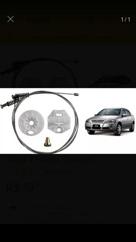 Kit reparo maquina vidro eletrico traseira astra corsa novo corsao