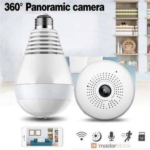 Lâmpada Câmera Espiã Wifi Segurança Ip (entrega via motoboy)