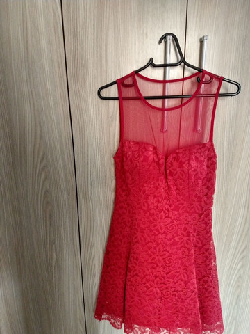 olx vestido vermelho